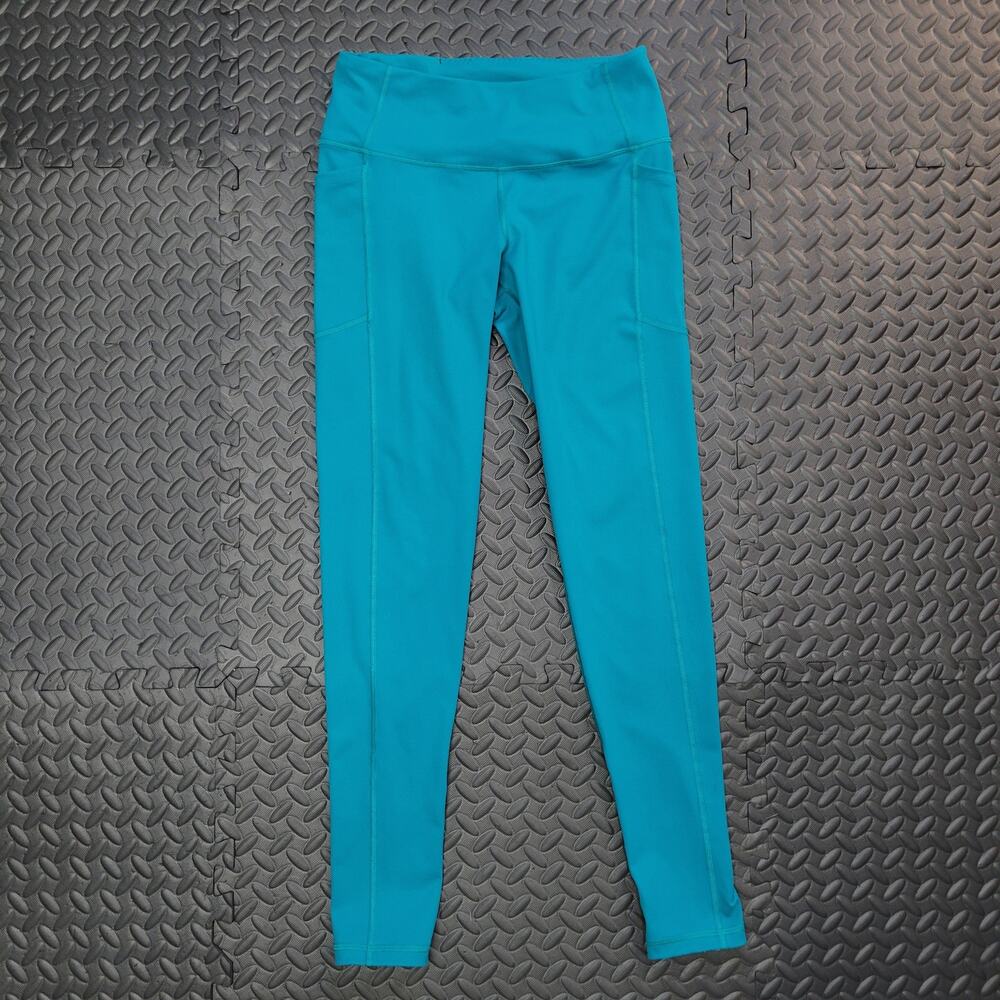 Victoria Sport Knockout Leggings Medium Long Green High Rise Workout Yoga